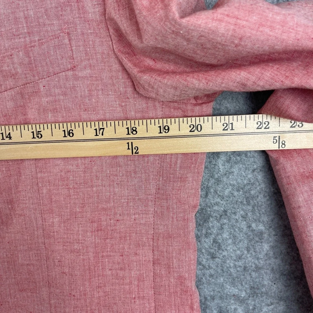 J Crew Suit Jacket Mens 40R Pink Ludlow Slim Unstructured Cotton Linen Somelos